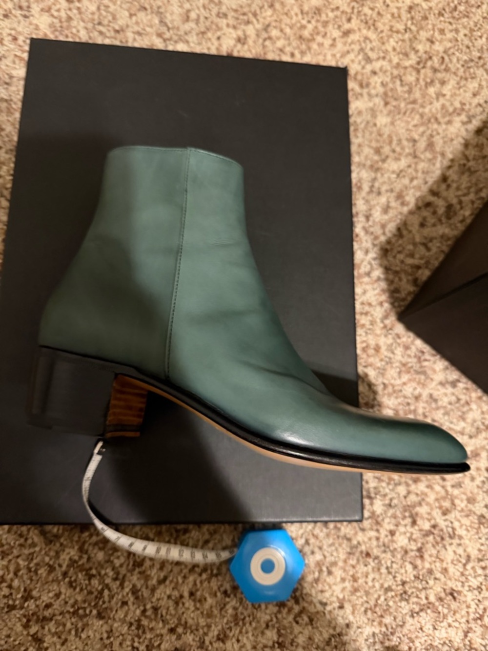 alessandro vasini 40 mm size 37 ankle boot made in italy - Picture 2 of 5